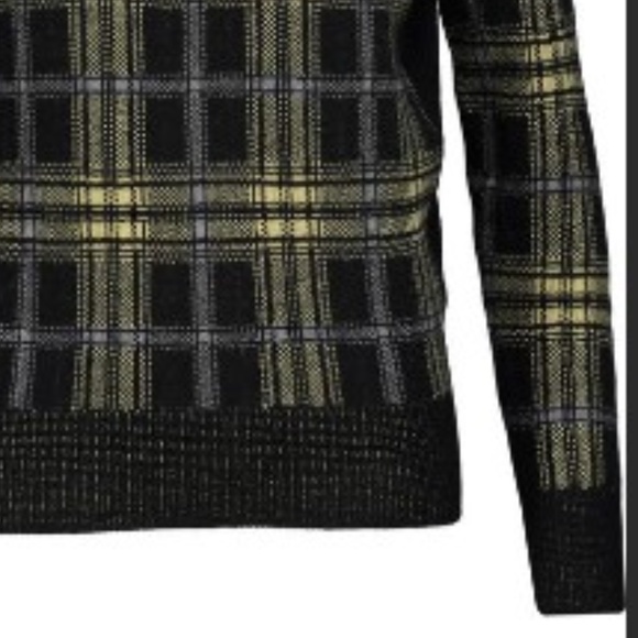TOMAS MAIER -Plaid Wool/Cashmere Sweater -Like New - Picture 4 of 5